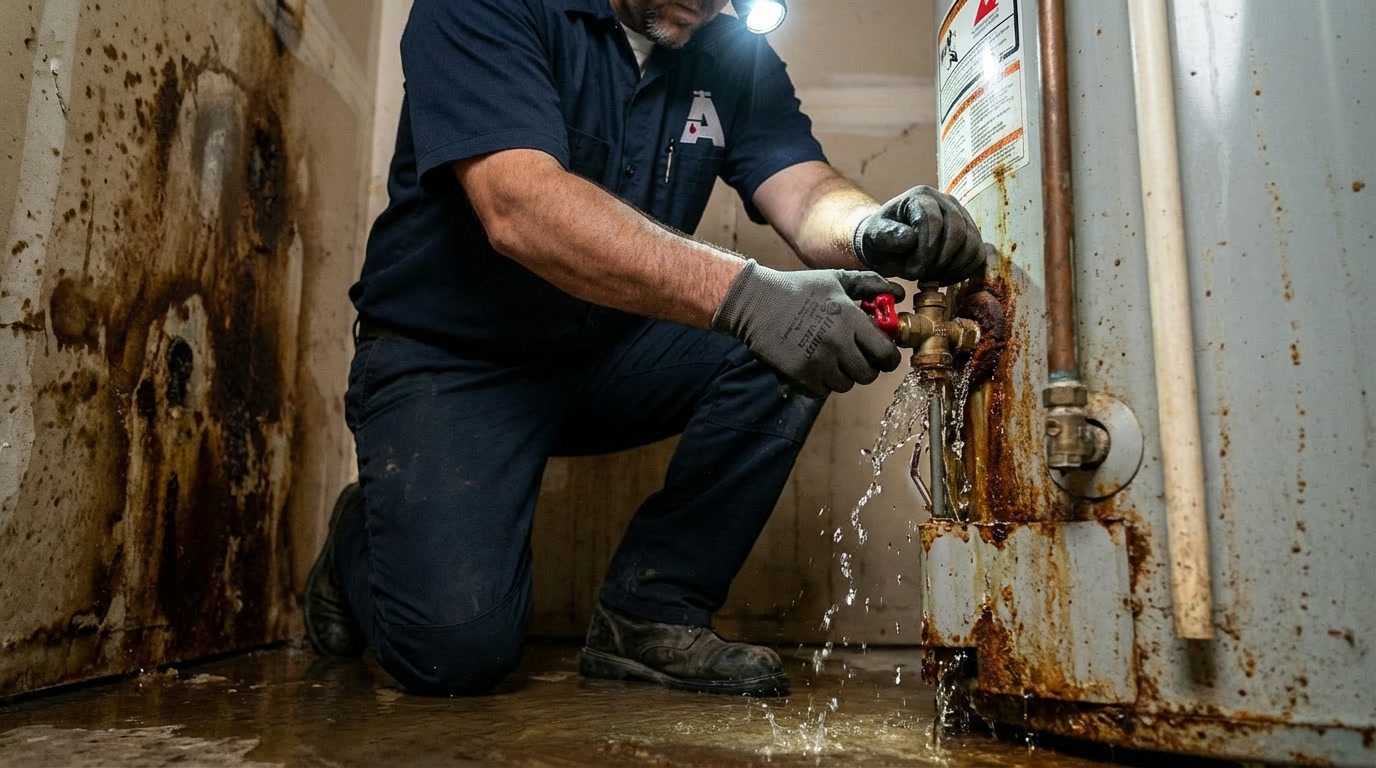 Water heater repair – illustrative image